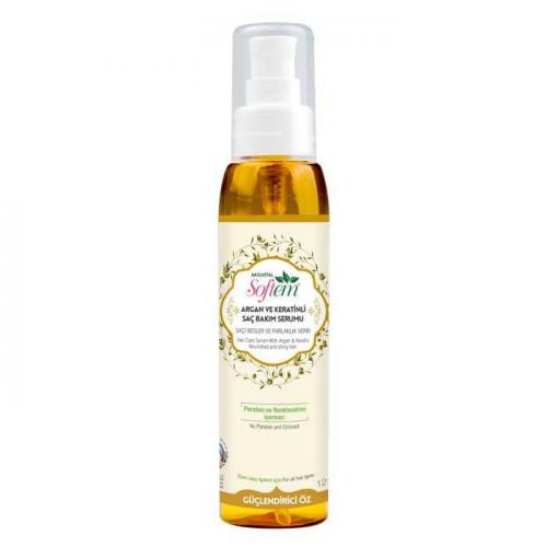 Argan ve Keratinli Saç Bakım Serumu 125 Ml