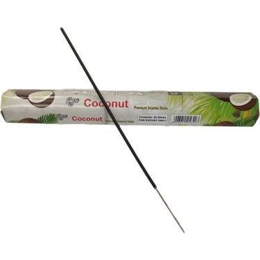 Coconut (Hindistan Cevizi) Kokulu Çubuk Tütsü 20 Adet