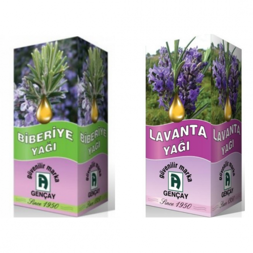 Lavanta Yağı 10 cc + Biberiye Yağı 10 cc Avantajlı Set