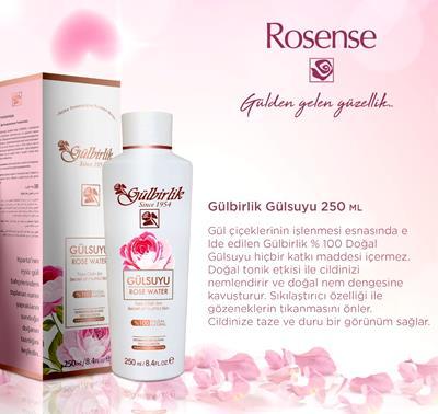 Gülbirlik %100 Doğal Gül Suyu 250 ml